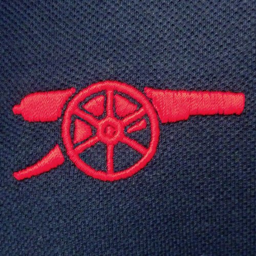 Arsenal FC - Polo Oficial para Hombre - con el Escudo del Club - Azul Marino - Large