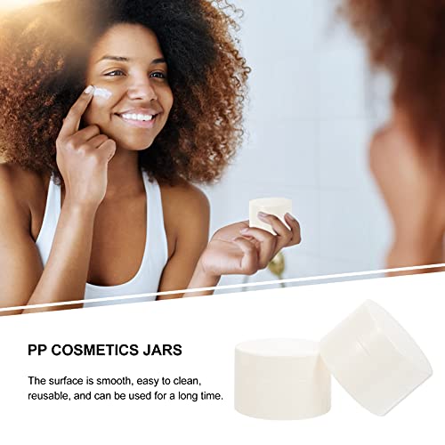 Artibetter 12 Unids Vacío Portátil Portátil Cosmetic Contenedores BPA Pot Frascos Gratis para Crema de Crema de Loción Cosméticos Frascos con Tapas Logotipo Gratis ()