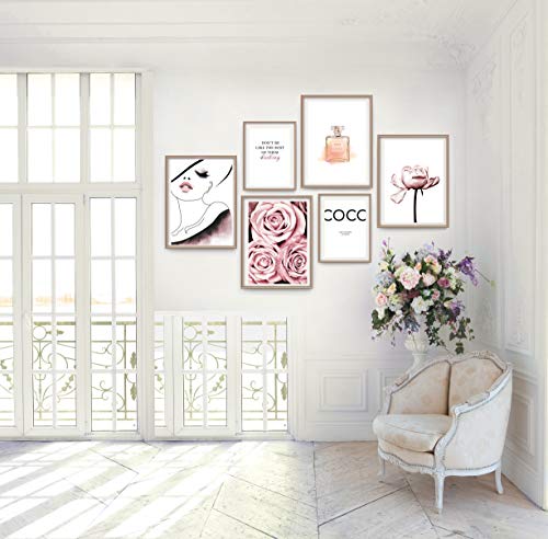 artpin® Moderno juego de pósteres COCO - Cuadros decorativos para salón, dormitorio, pared, sin marco