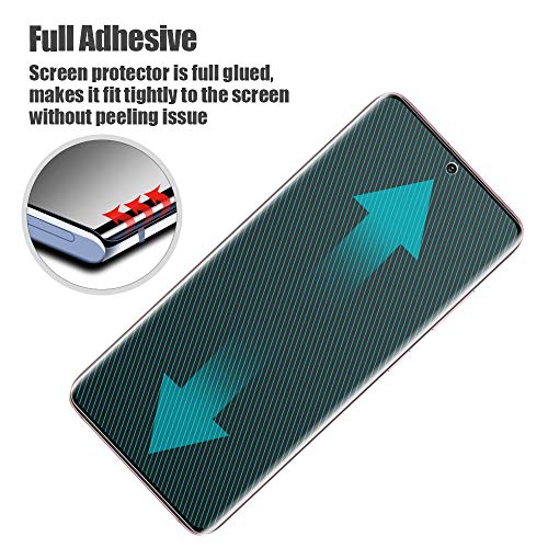 AsBellt Protector Pantalla Galaxy S20 Ultra (2*Protector de Pantalla de Cristal+1*Protector de Cámara) Cristal Templado para Samsung S20 Ultra (6.9")