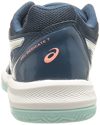 ASICS Gel-Dedicate 7 Clay, Zapatillas Mujer, Light Indigo White, 39 EU