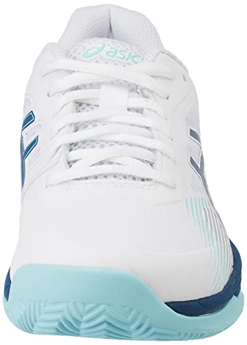 ASICS Gel-Game 8 Clay, Zapatillas Mujer, White Light Indigo, 40 EU