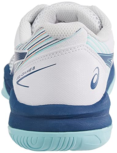ASICS Gel-Game 8, Zapatillas Deportivas Mujer, White Light Indigo, 38 EU
