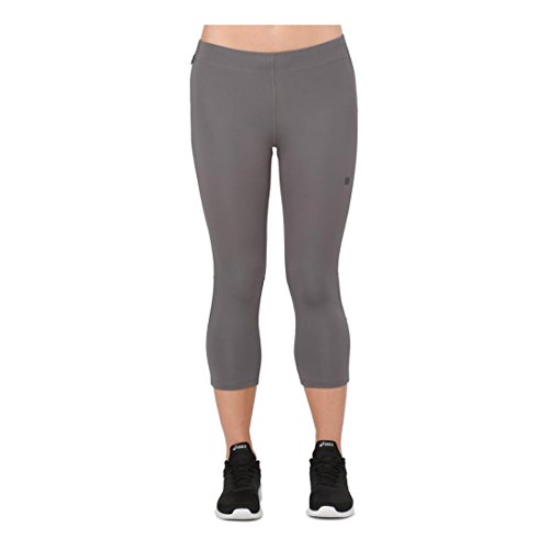 ASICS Mallas Capri Oxygen para Mujer, Mujer, 154559, Gris Oscuro, L