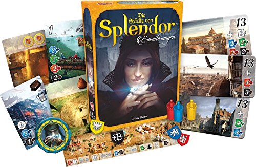 Asmodee Splendor - Die Städte Von Splendor Estrategia Niños y Adultos - Juego de Tablero (Estrategia, Niños y Adultos, 30 min, Niño/niña, 10 año(s), Alemán)