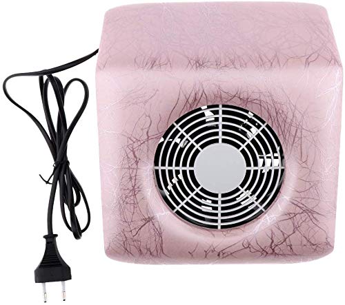 Aspiradores de Polvo para Uñas, Succión Colector de Polvo, Aparatos Eléctricos Profesional para Manicura y Pedicura [Clase de eficiencia energética A+++]