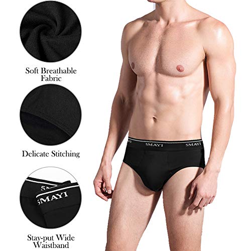 ASTEORRA Calzoncillos Slips Hombre Algodon Calzoncillos Hombre Ropa Interior Hombre Slips Hombre Packs