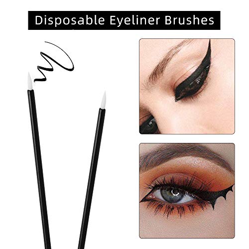 ATOMUS 300 Piezas Desechables Cepillos De PestañAs De Varitas RíMel Kit De Maquillaje Pinceles Aplicadores Multicolor Pincel Labios Para Brillo De Labios Pincel Delineador De Ojos Herramienta Kits