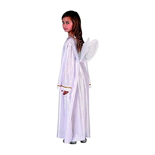Atosa disfraz angel blanco niña infantil navideño 10 a 12 años