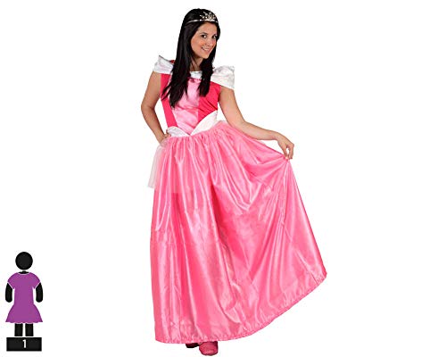 Atosa disfraz princesa de cuento rosa mujer adulto XL
