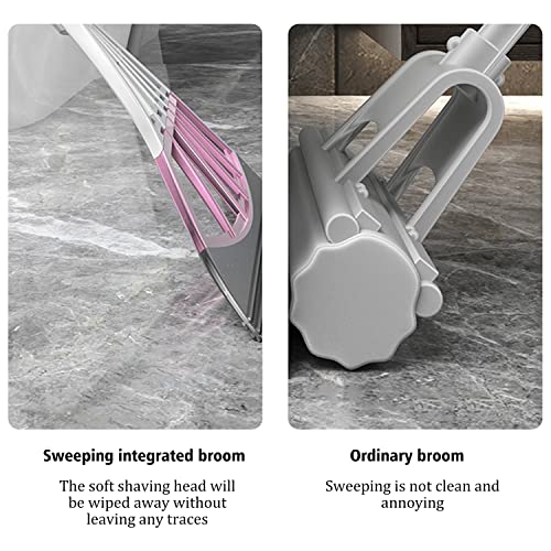 Auflosung 2 Piezas Escoba Mágica Multifunción Escoba De Raspado Mágico Escoba de Goma Magic Broom Eficaz para Limpiar el Polvo y el Pelo, Adecuado para Cocinas, Baños y Dormitorios