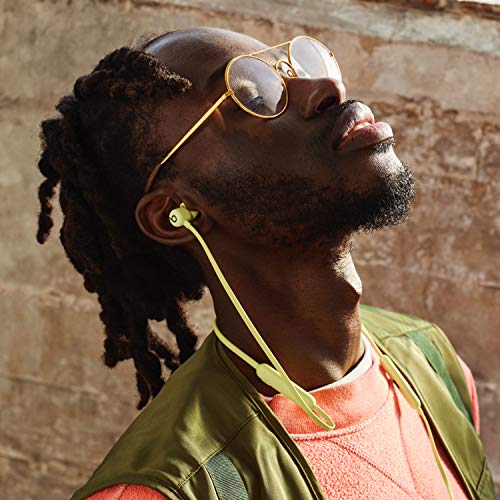 Auriculares inalámbricos Beats Flex – Chip Apple W1, Auriculares magnéticos, Bluetooth de Clase 1, 12 Horas de Sonido ininterrumpido - Amarillo