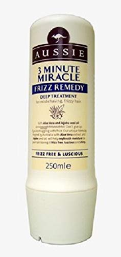 Aussie - Cuidado intensivo 3 Minute Miracle Frizz Remedy para cabello indisciplinado de 250 ml.