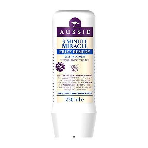 Aussie - Cuidado intensivo 3 Minute Miracle Frizz Remedy para cabello indisciplinado de 250 ml.