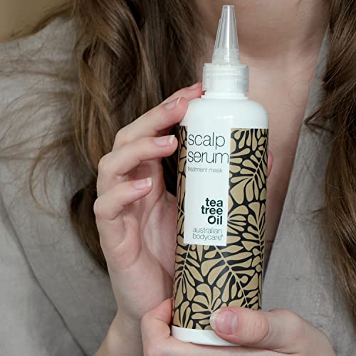 Australian Bodycare Scalp Serum 250 ml | Hidratante para el cuero cabelludo con aceite de árbol del té para caspa, picazón y sequedad | Cuidado diario para psoriasis o eczema | 100% vegano
