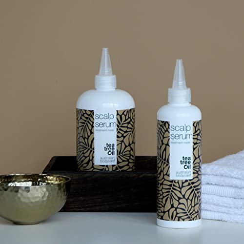 Australian Bodycare Scalp Serum 250 ml | Hidratante para el cuero cabelludo con aceite de árbol del té para caspa, picazón y sequedad | Cuidado diario para psoriasis o eczema | 100% vegano