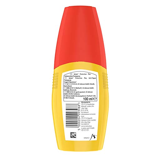 Autan Autan Repelente Antimosquitos Spray Protección Plus 100 ml, multicolor
