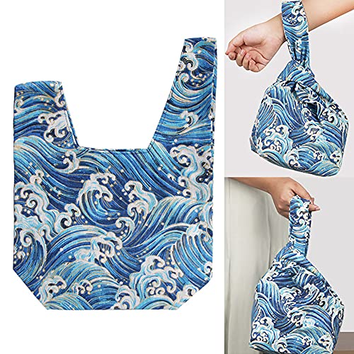 AUTUUCKEE Estilo japonés nudo simple impreso patrón pequeño bolso de muñeca de las mujeres monedero clave monedero(2)