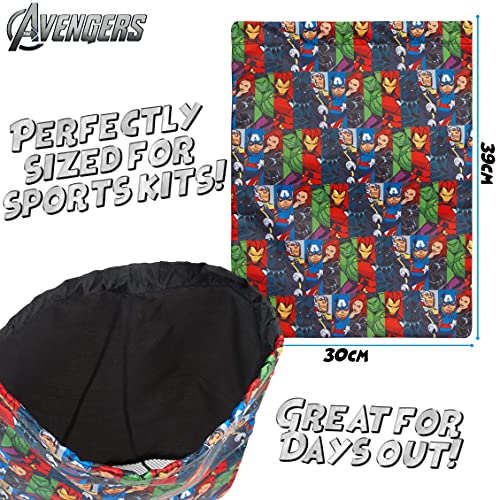 Avengers Mochila Cuerdas, Bolsa Saco Niño De Los Vengadores, Bolsas De Tela Para Niños Y Adolescentes, Regalos Originales Para Niños