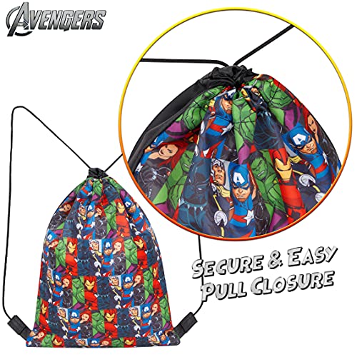 Avengers Mochila Cuerdas, Bolsa Saco Niño De Los Vengadores, Bolsas De Tela Para Niños Y Adolescentes, Regalos Originales Para Niños
