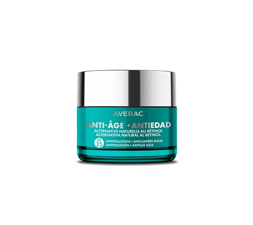 Averac Cosmetic Antiaging + Bakuchiol - Crema Facial Spf25 Antipolución Hidratante 50 Ml, Multicolor