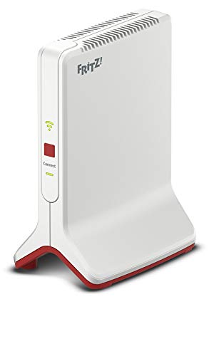 AVM Fritz!WLAN Repeater 3000 International – Repetidor WiFi AC+N, Tribanda (1.733 Mbps y 886 Mbps/5 GHz), Mesh, 2 Puertos LAN Gigabit, Interfaz en Español