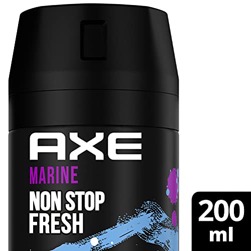 Axe Bodyspray Marine - Desodorante, pack de 6 x 200 ml