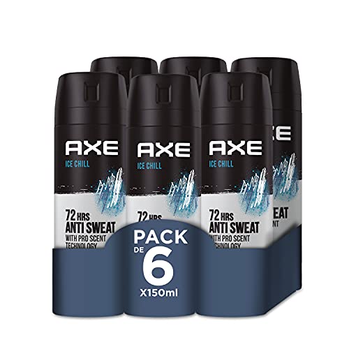 Axe Ice Chill Rock Desodorante - 150 ml - Pack de 6