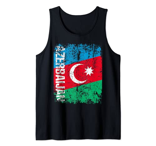 AZERBAIJÀN Bandera | Hombres Mujeres Niños AZERBAIJÀN Camiseta sin Mangas