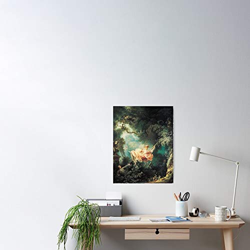 AZSTEEL Póster de Hd The Swing by Jean-honoré Fragonard de alta definición