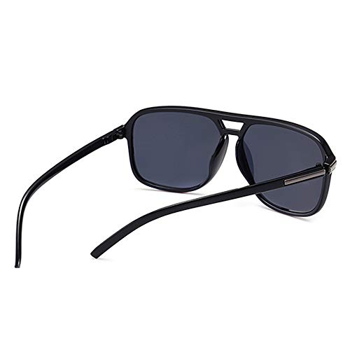 B BIDEN Retro Moda Gafas de Sol Cuadradas para Hombres, Cool Gafas al Aire Libre con Lentes de Protección para Deporte y Conducción