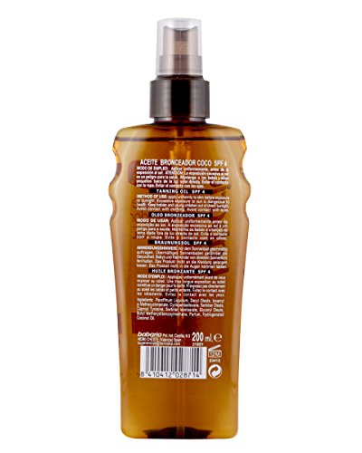 Babaria Aceite Solar Spray Coco SPF4-200 ml