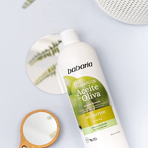 Babaria – Champú Nutritivo De Aceite De Oliva, 700 ml