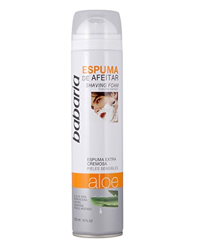 Babaria - Espuma De Afeitar Con Aloe - Pieles Sensibles - 300 Ml
