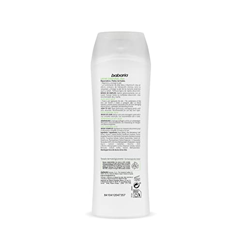Babaria - Leche corporal reparadora - Crema corporal reparadora con Aloe Vera - 400 ml