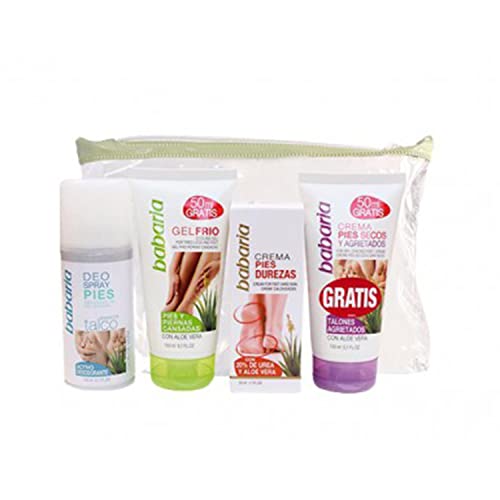BABARIA NECESER DESODORANTE PIES 150ML + CREMA HIDRATANTE 150ML + STICK ANTIROZADURAS + NECESER