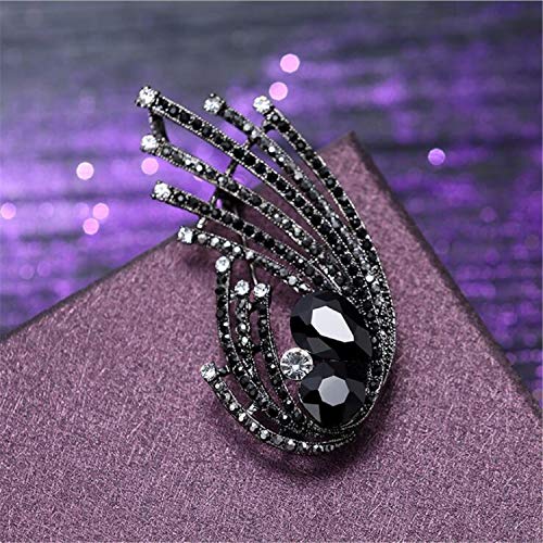BABIFIS Broche de Banda Alta Americana Performance Accesorios Brillantes atmosféricos Broche Hebilla Marea Masculino Regalo de Cumpleaños