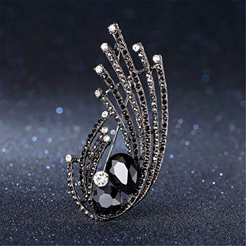 BABIFIS Broche de Banda Alta Americana Performance Accesorios Brillantes atmosféricos Broche Hebilla Marea Masculino Regalo de Cumpleaños