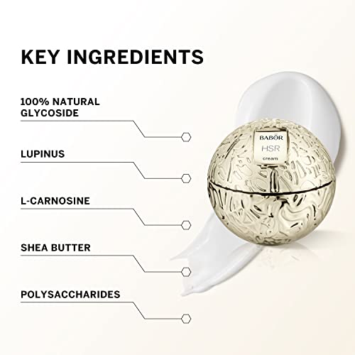 BABOR HSR LIFTING Cream, Crema facial antiarrugas, Crema facial antienvejecimiento para todo tipo de pieles, Con vitamina E, manteca de karité y aceite de almendras, 1 x 50 ml