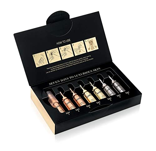 Babor Precious Collection Tratamiento antiedad de 7 días en ampollas de sérum antiarrugas y reafirmante con un efecto al instante que rellena la piel y le aporta firmeza, en formato de 7 x 2 ml