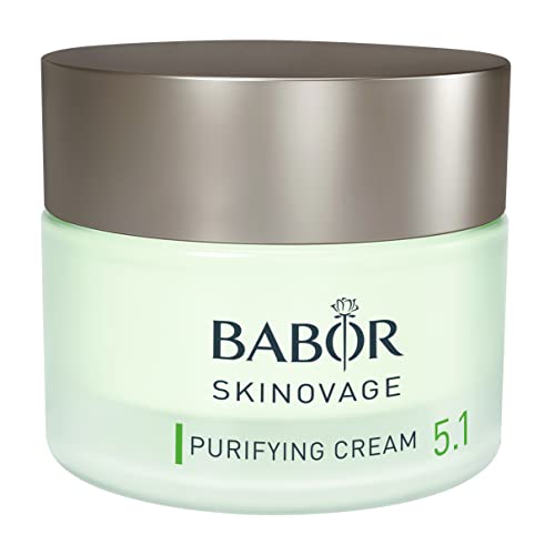 BABOR SKINOVAGE Purifying Cream, Crema facial para pieles con impurezas, Crema hidratante clarificante y refinadora de poros, Fórmula vegana, 1 x 50 ml