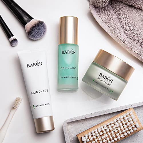 BABOR SKINOVAGE Purifying Cream, Crema facial para pieles con impurezas, Crema hidratante clarificante y refinadora de poros, Fórmula vegana, 1 x 50 ml