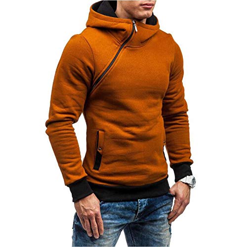 BABQ-HTRS Sudadera con Capucha para Hombre - Chaqueta con Cremallera Inclinada con Estampado de Agusta-MV Sudadera con Capucha Ropa Deportiva de Moda Abrigo con Capucha - Regalo para Adolescentes