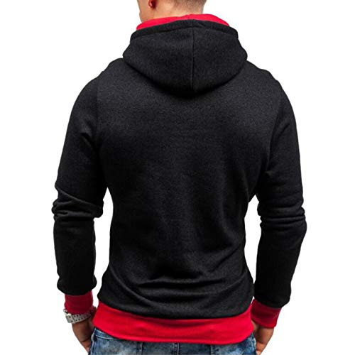 BABQ-HTRS Sudadera con Capucha para Hombre - Chaqueta con Cremallera Inclinada con Estampado de Agusta-MV Sudadera con Capucha Ropa Deportiva de Moda Abrigo con Capucha - Regalo para Adolescentes