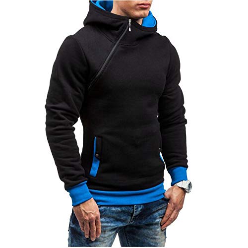 BABQ-HTRS Sudadera con Capucha para Hombre - Chaqueta con Cremallera Inclinada con Estampado de Agusta-MV Sudadera con Capucha Ropa Deportiva de Moda Abrigo con Capucha - Regalo para Adolescentes