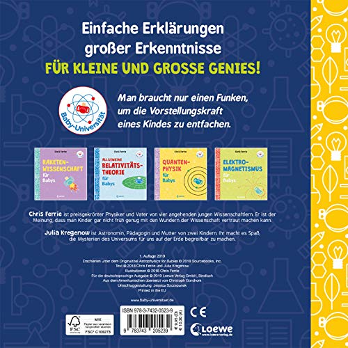 Baby-Universität - Astrophysik für Babys: Pappbilderbuch zum Vorlesen und Anregung der Entdeckungslust für Kleinkinder ab 2 Jahre