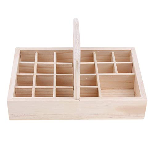 Backbayia - Caja de aceite esencial con expositor de perfume, color negro