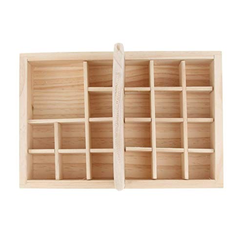 Backbayia - Caja de aceite esencial con expositor de perfume, color negro