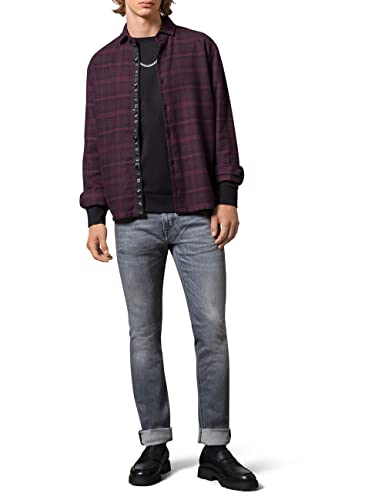 Baldessarini John Skinny Fit - Pantalones vaqueros para hombre, plata, 40
