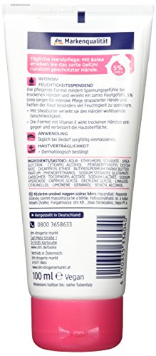Balea Crema de manos Urea (3 unidades de 100 ml)